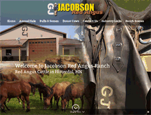 Tablet Screenshot of jacobsonredangus.com